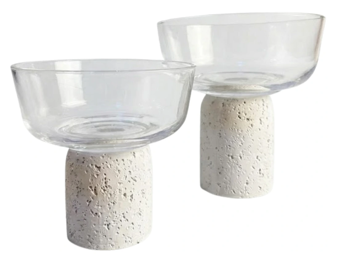 Glazenschaal op voet Barletta