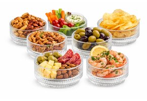 Borrelschaal Glas - 200 ml | set van 6