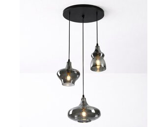 Hanglamp Nimbus Smoking glass 3 lichts