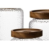 Luxe Acaciahout Voorraadpotten Victoria | 3 - delig  - 8/11/14 cm hoogte