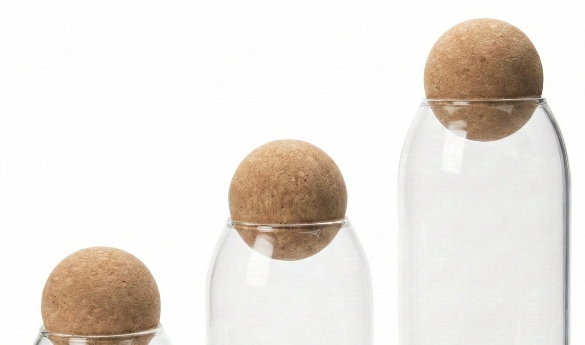 Luxe Voorraadpotten Nordic | 3 - delig - 10/15/20 cm hoogte