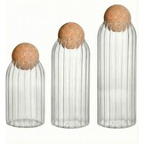 Luxe Voorraadpotten Nordic Stripes | 3 - delig - 10/20/25 cm hoogte