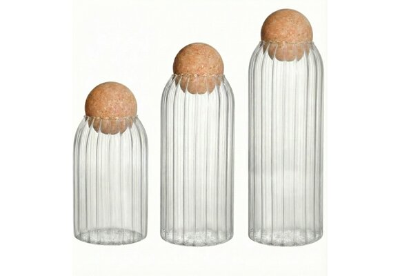 Luxe Voorraadpotten Nordic Stripes | 3 - delig