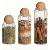 Luxe Voorraadpotten Nordic Stripes | 3 - delig - 10/20/25 cm hoogte