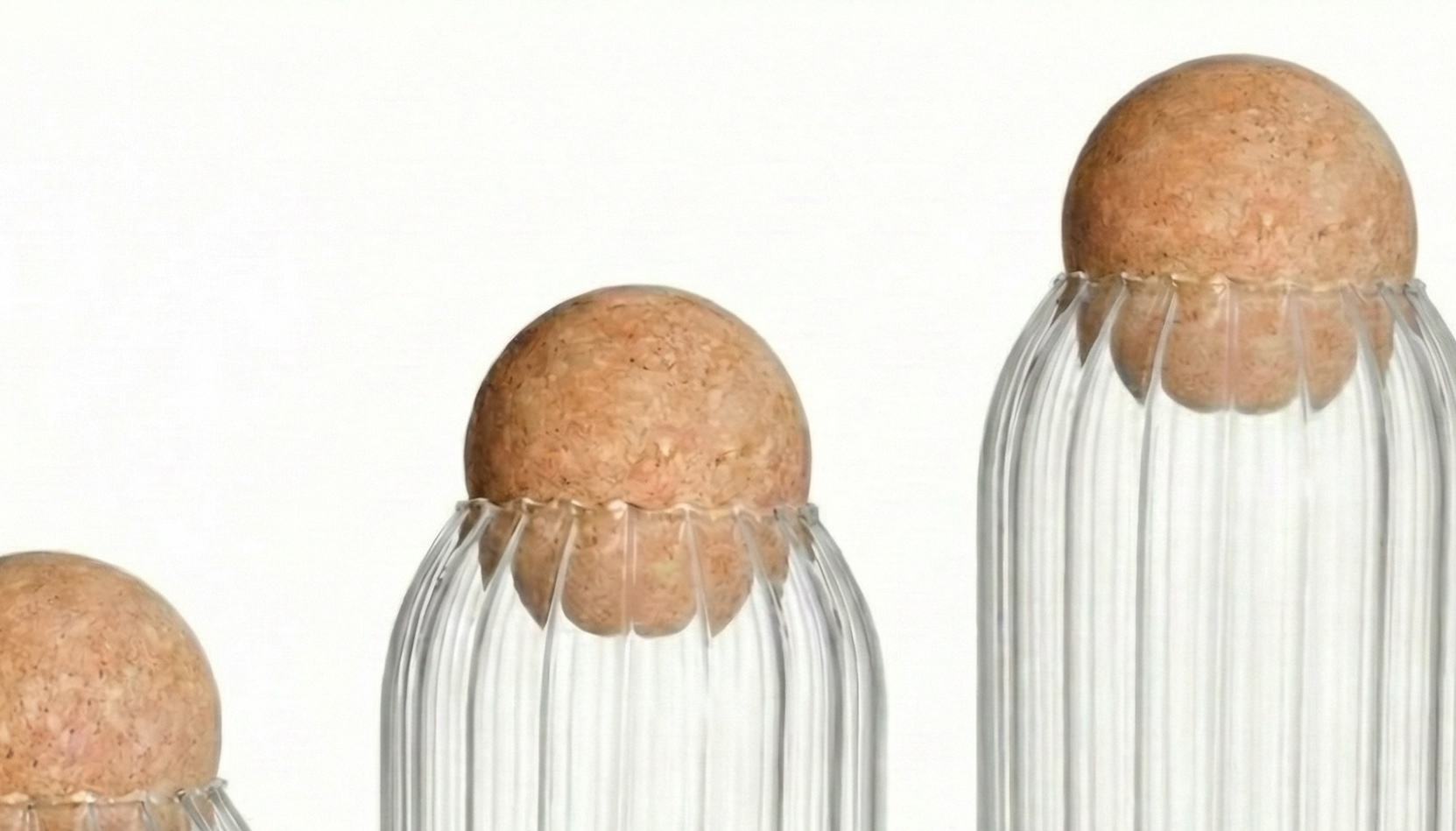 Luxe Voorraadpotten Nordic Stripes | 3 - delig - 10/20/25 cm hoogte