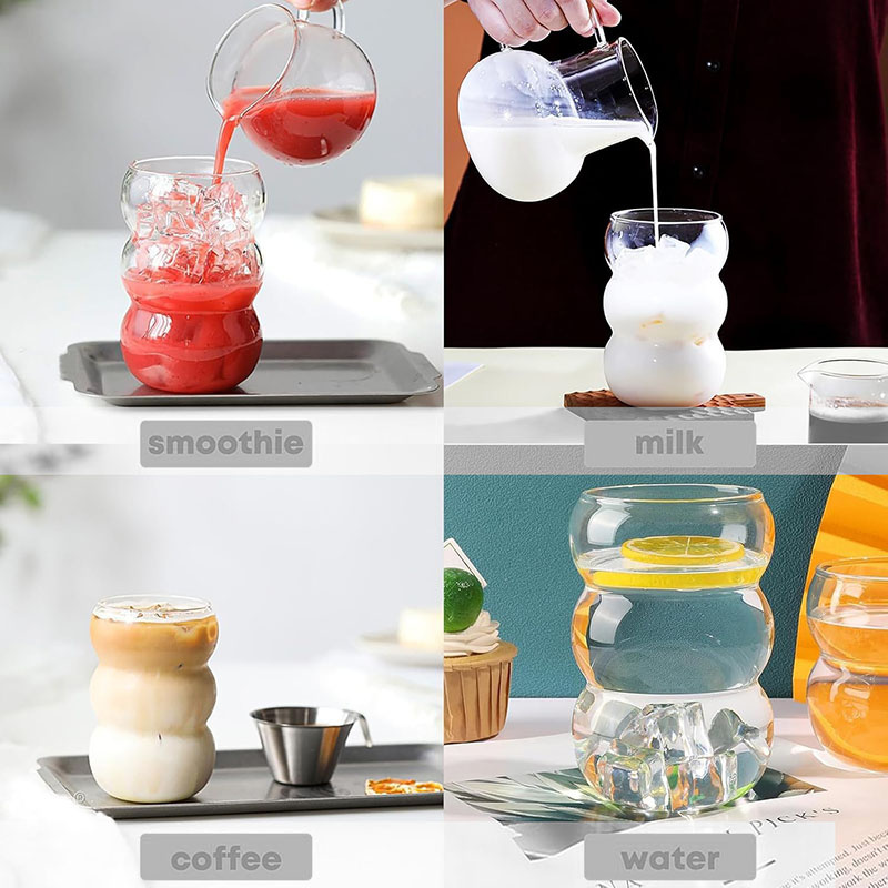 Drinkglas Murby - 290 ml - met rietje en houtendeksel