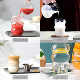 Drinkglas Murby - 600 ml - met rietje en houtendeksel