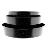 Ovenschaal Graniet - Zwart - 3 delig - 28/32/36 cm