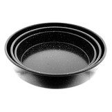 Ovenschaal Graniet - Zwart - 3 delig - 28/32/36 cm