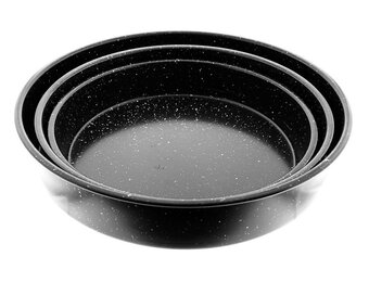 Ovenschaal Graniet - Zwart - 3 delig