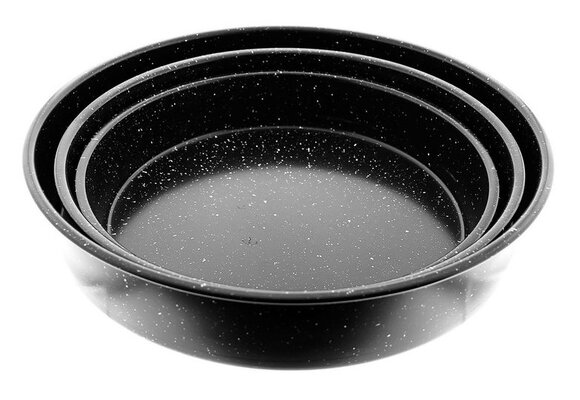 Ovenschaal Graniet - Zwart - 3 delig