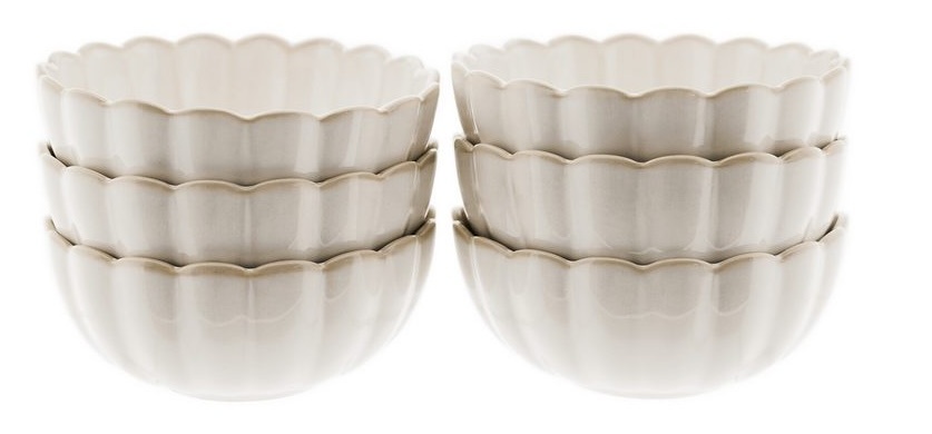 Bloomy Porseleinen Dipschalen – 6-delige Set - ⌀ 9 cm