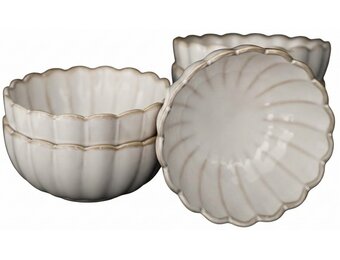 Bloomy Porseleinen Mueslikom - 6 delige Set