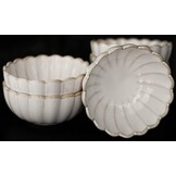 Bloomy Porseleinen Mueslikom - 6 delige Set – Ø 11,5 cm