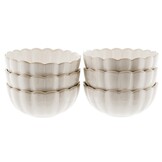 Bloomy Porseleinen Mueslikom - 6 delige Set – Ø 11,5 cm