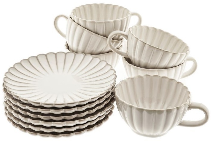 Koffieset Bloomy | 12-delig - 220 ml