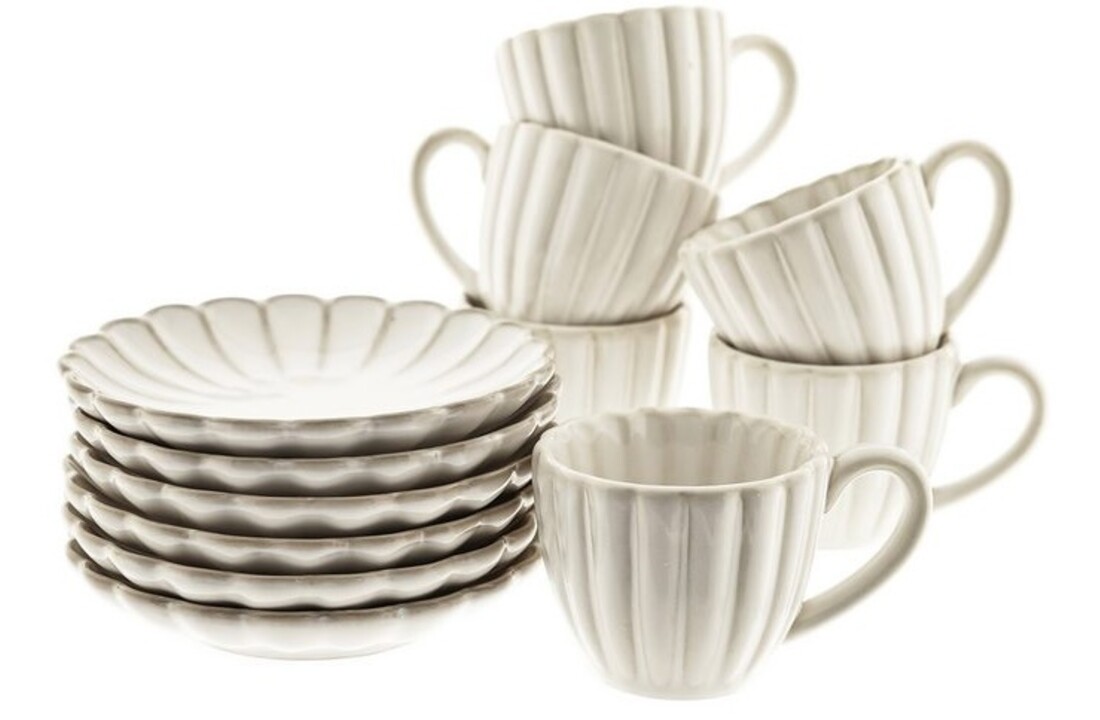 Koffieset Bloomy | 12-delig - 220 ml