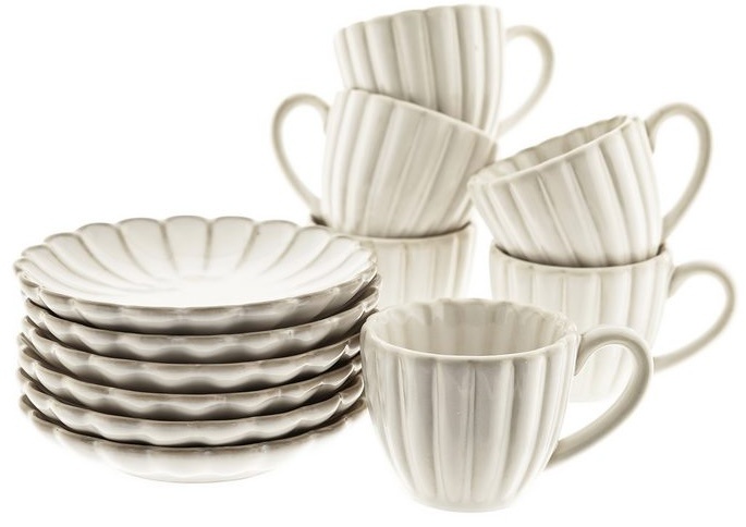 Koffieset Bloomy | 12-delig - 220 ml