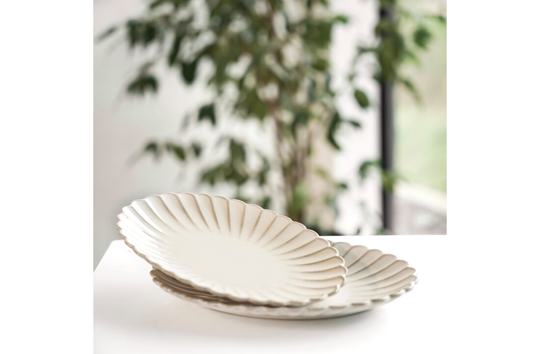 Serveerschaal Bloomy - Ovaal- 2 delig - 25 x 16 cm