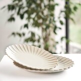 Serveerschaal Bloomy - Ovaal- 2 delig - 25 x 16 cm