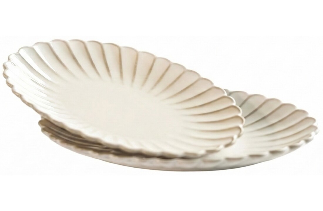 Serveerschaal Bloomy - Ovaal- 2 delig - 25 x 16 cm