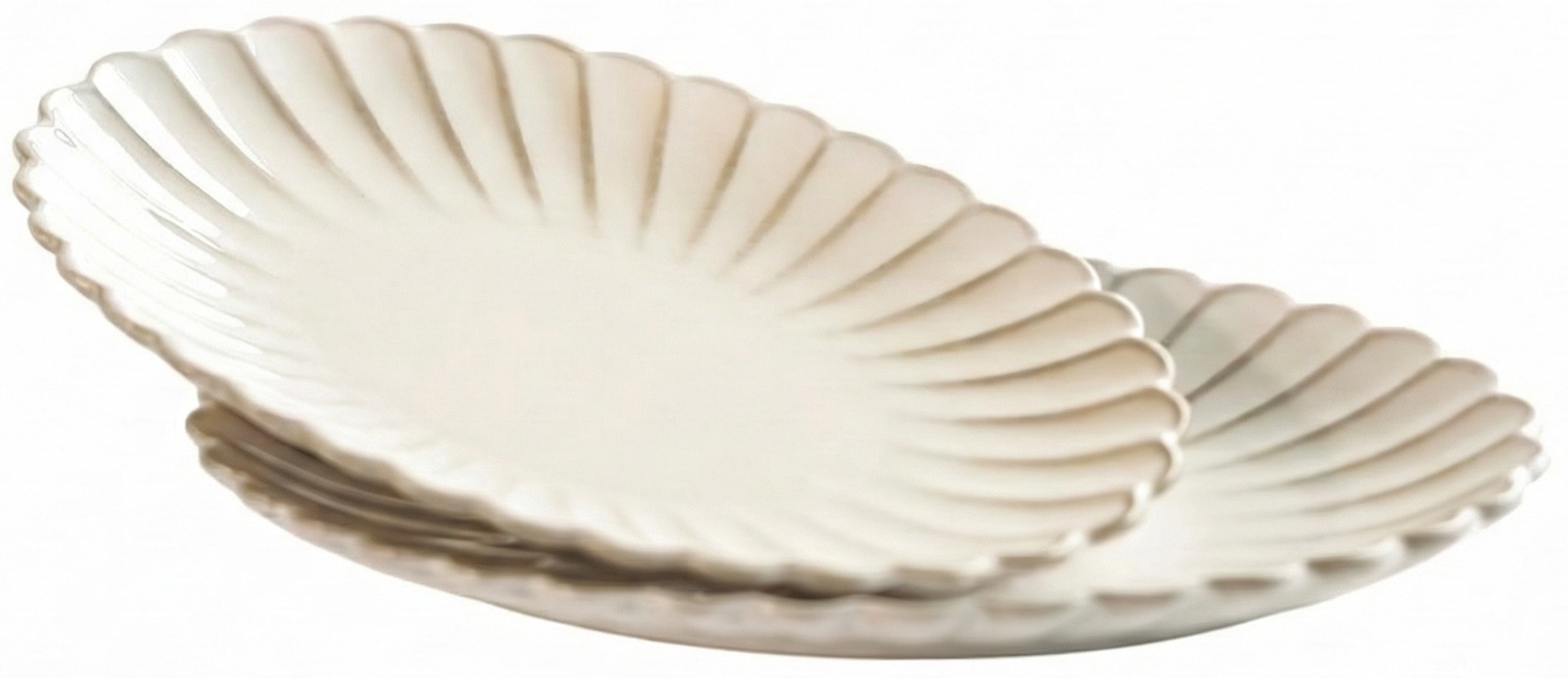 Serveerschaal Bloomy - Ovaal- 2 delig - 25 x 16 cm