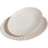 Serveerschaal Bloomy - Ovaal- 2 delig - groot - 30 cm en 36 cm