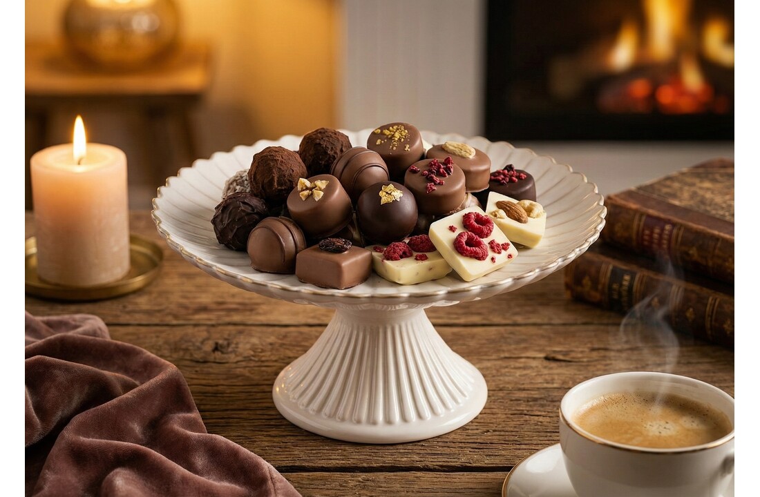 Taartplateau Bloomy - klein Ø 27 cm