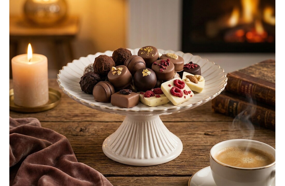 Taartplateau Bloomy - groot - Ø 33 cm