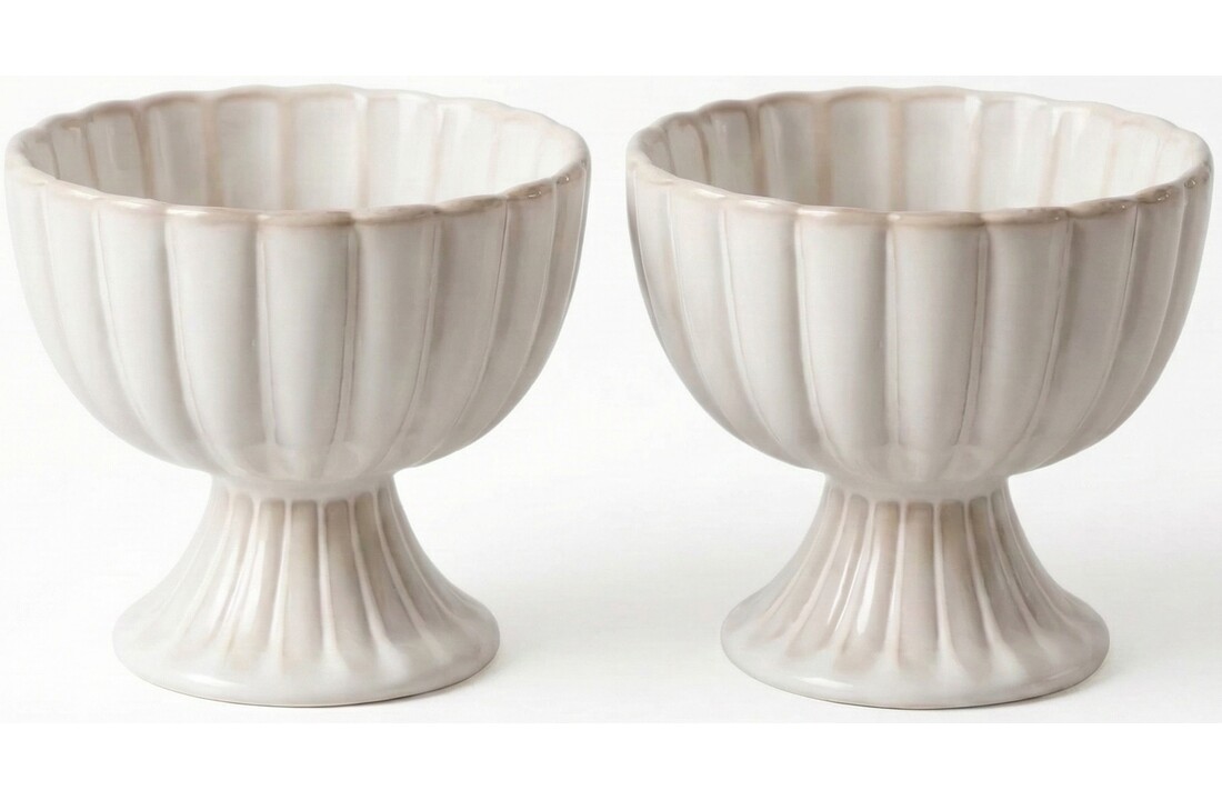 Bloomy ijscoupe & dessertschaal 2-delig