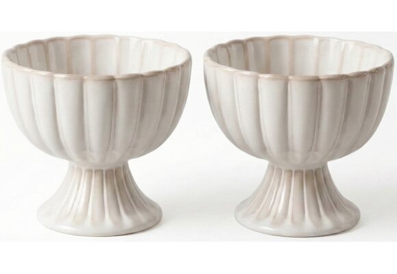 Bloomy ijscoupe & dessertschaal 2-delig