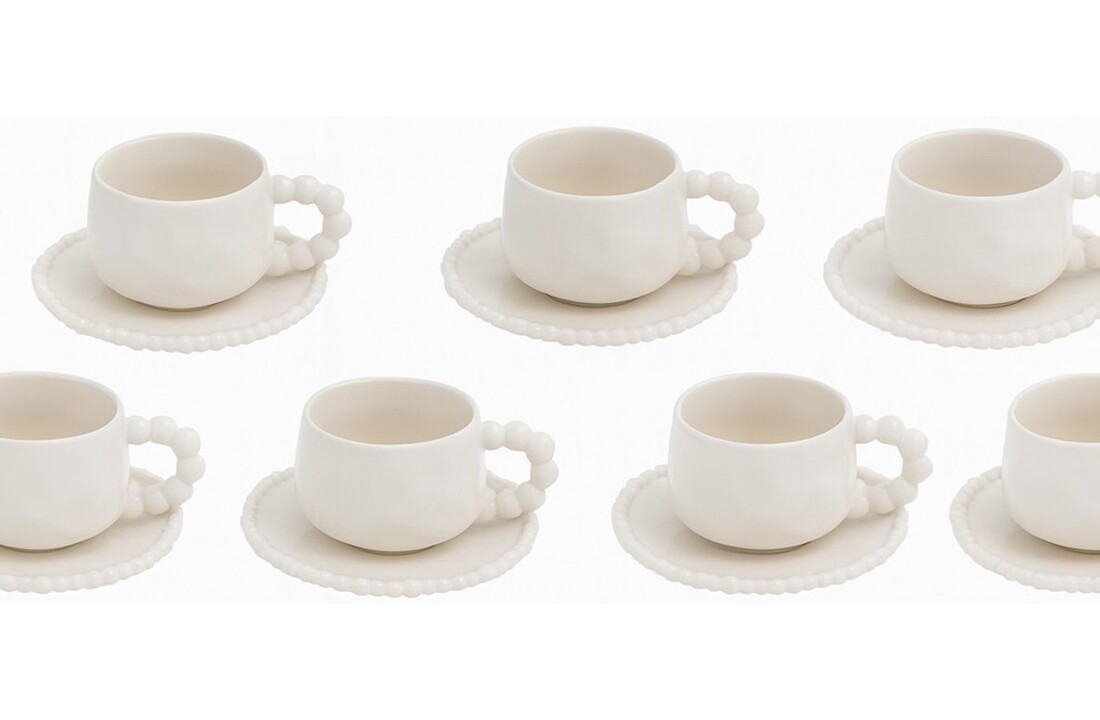 Koffiekopjes set Pearly | 12-delig
