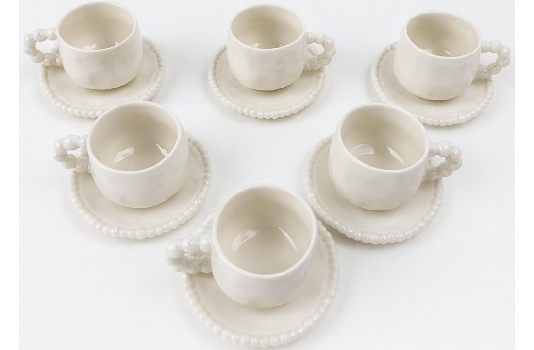 Koffiekopjes set Pearly | 12-delig
