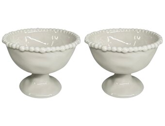 Pearly ijscoupe & snackschaal 2-delig