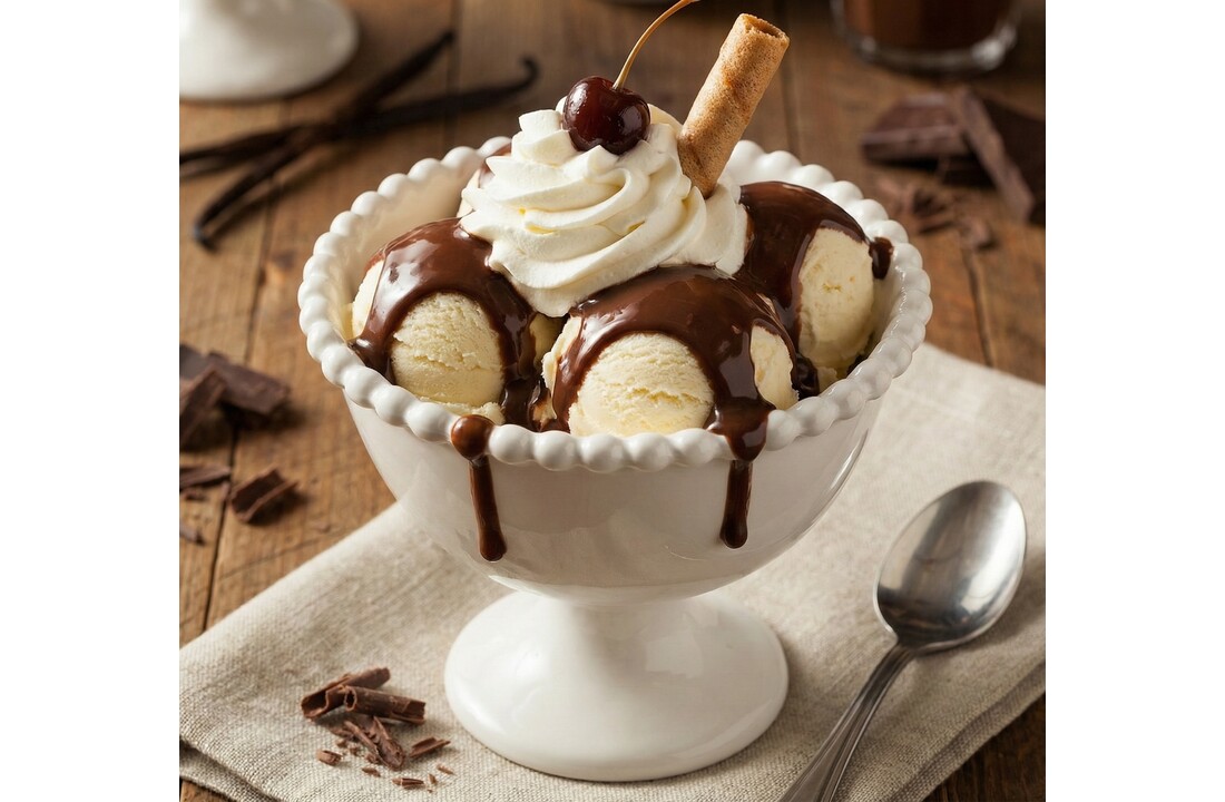 Pearly ijscoupe & snackschaal 2-delig