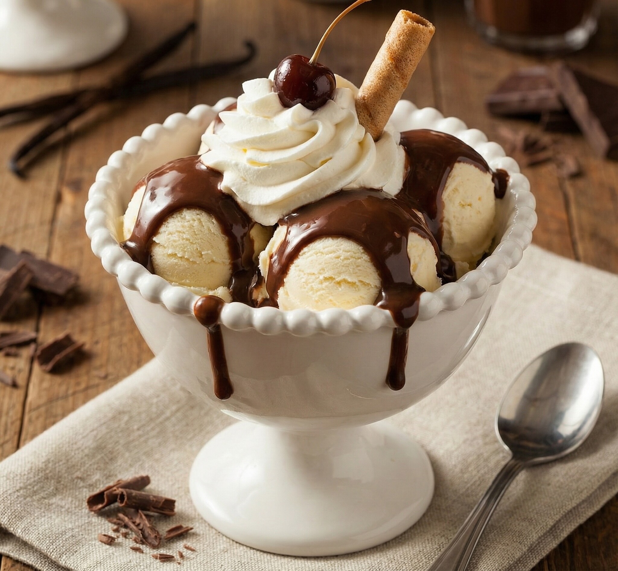 Pearly ijscoupe & snackschaal 2-delig