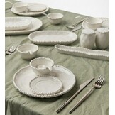 Pearly ontbijtset 31-delig - 6 persoons - gebroken wit