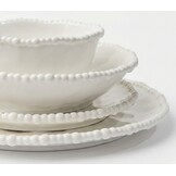 Pearly Serviesset 26-Delig - Porselein - gebroken wit