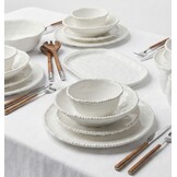 Pearly Serviesset 26-Delig - Porselein - gebroken wit