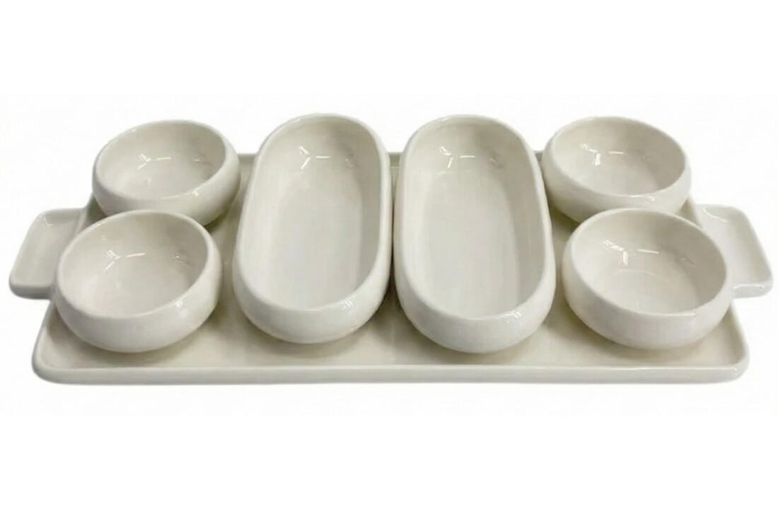 Belicia 13-delige Porseleinen Serveer- & Ontbijtset met Deksels – Van Koelkast naar Tafel in een Handomdraai