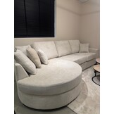 Loungebank Moon - Cremona 02 Beige