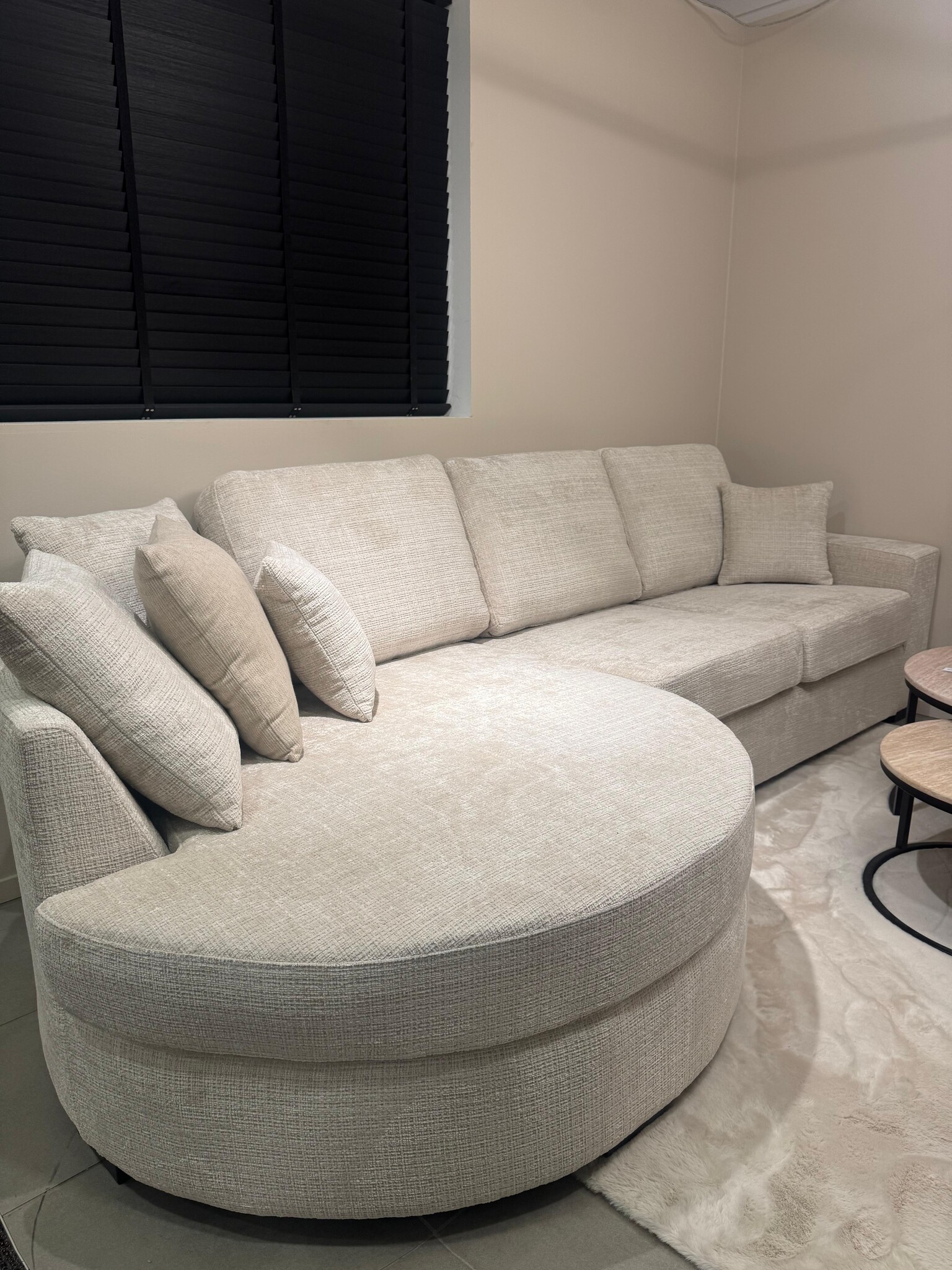 Loungebank Moon - Cremona 02 Beige