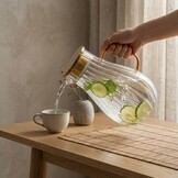 Glazen Karaf Gloria - goud | 1.8 liter