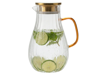 Glazen Karaf Gloria - goud | 1.8 liter