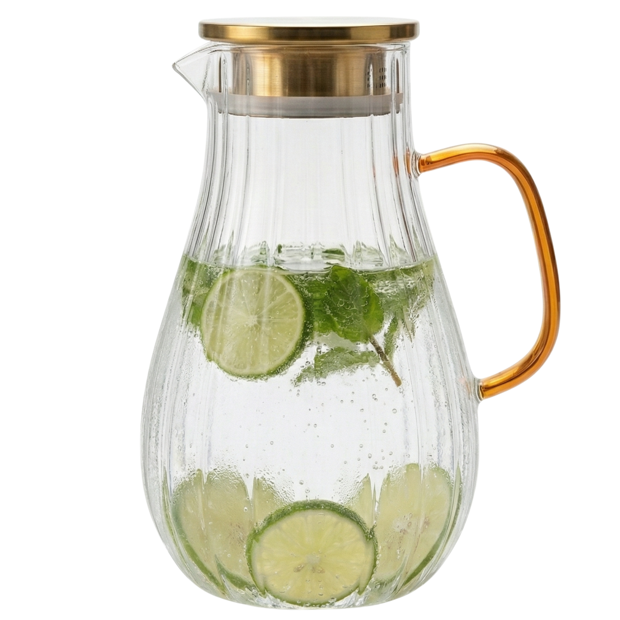 Glazen Karaf Gloria - goud | 1.8 liter