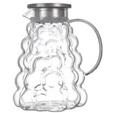 Glazen Karaf Kira | 1.8 liter - met filter - metalen deksel