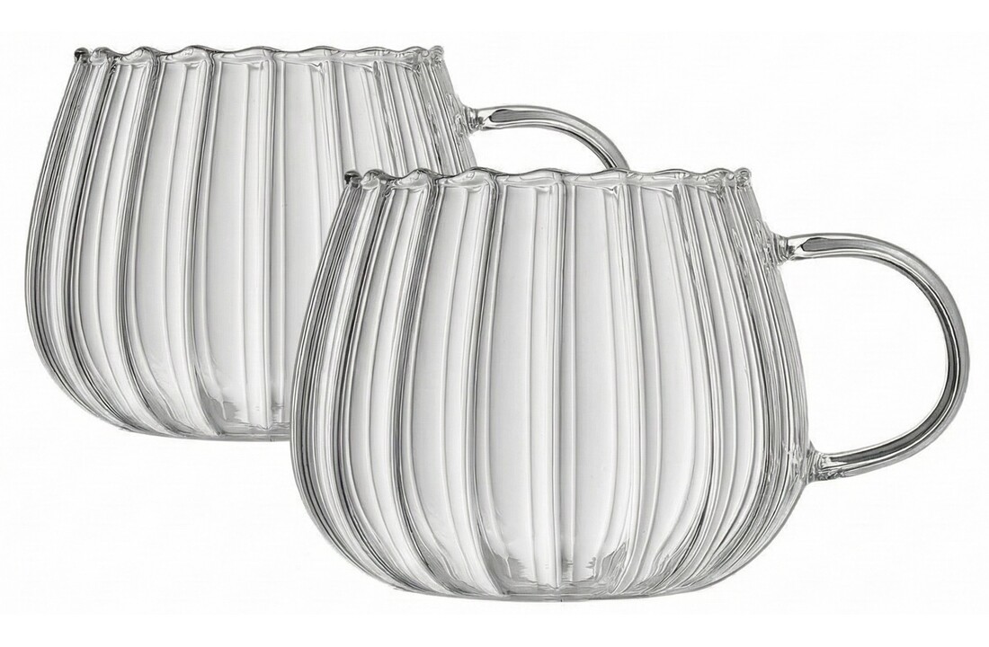 Glazen kopjes Calla - 2-delig