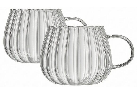 Glazen kopjes Calla - 2-delig