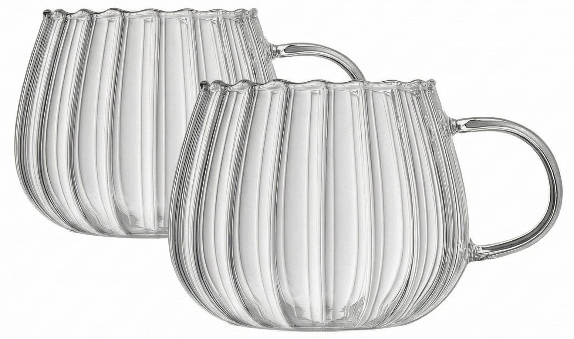 Glazen kopjes Calla - 2-delig