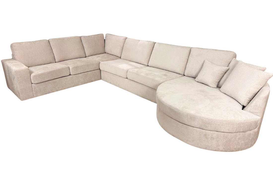 Hoekbank Moon | Gebroken wit